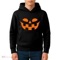 Jack O Lantern Scary Spookey Face Kids Hoodie thumb 4