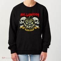 Jack o Lantern Skulls Halloween Women's Sweatshirt thumb 0