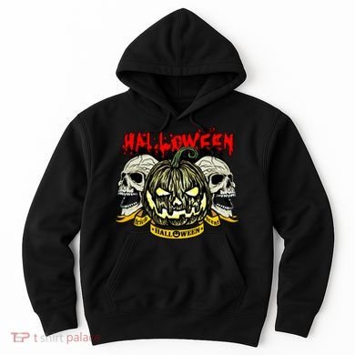 Jack o Lantern Skulls Halloween Hoodie