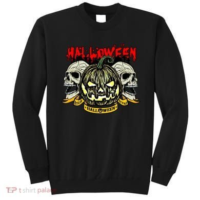 Jack o Lantern Skulls Halloween Sweatshirt