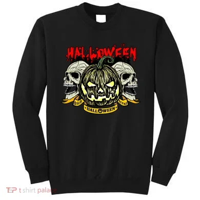 Jack o Lantern Skulls Halloween Sweatshirt
