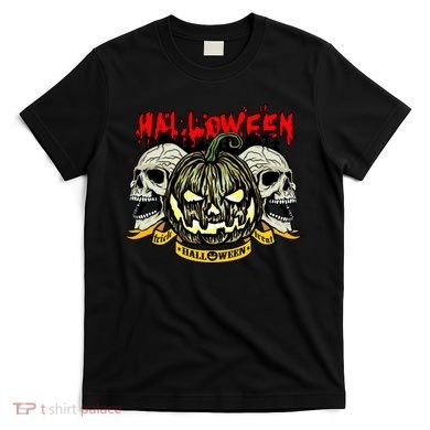 Jack o Lantern Skulls Halloween T-Shirt