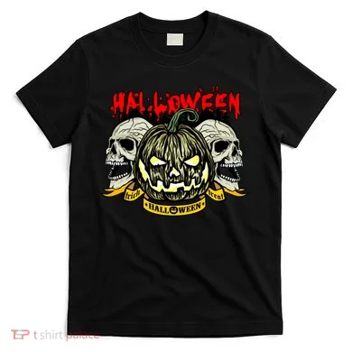 Jack o Lantern Skulls Halloween T-Shirt
