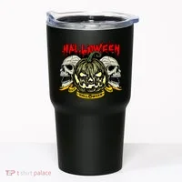 Jack o Lantern Skulls Halloween Tumbler thumb 0