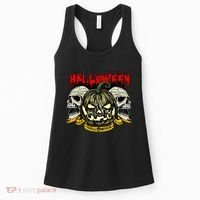 Jack o Lantern Skulls Halloween Women's Tank Top thumb 0
