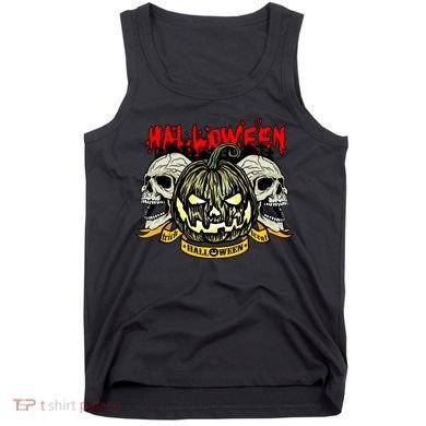 Jack o Lantern Skulls Halloween Tank Top