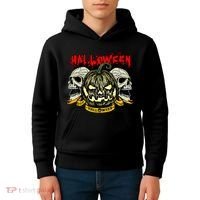 Jack o Lantern Skulls Halloween Kids Hoodie thumb 4