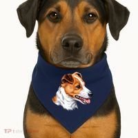 Jack Russell Dog USA-Made Doggie Bandana thumb 1