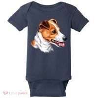 Jack Russell Dog Baby Bodysuit thumb 0