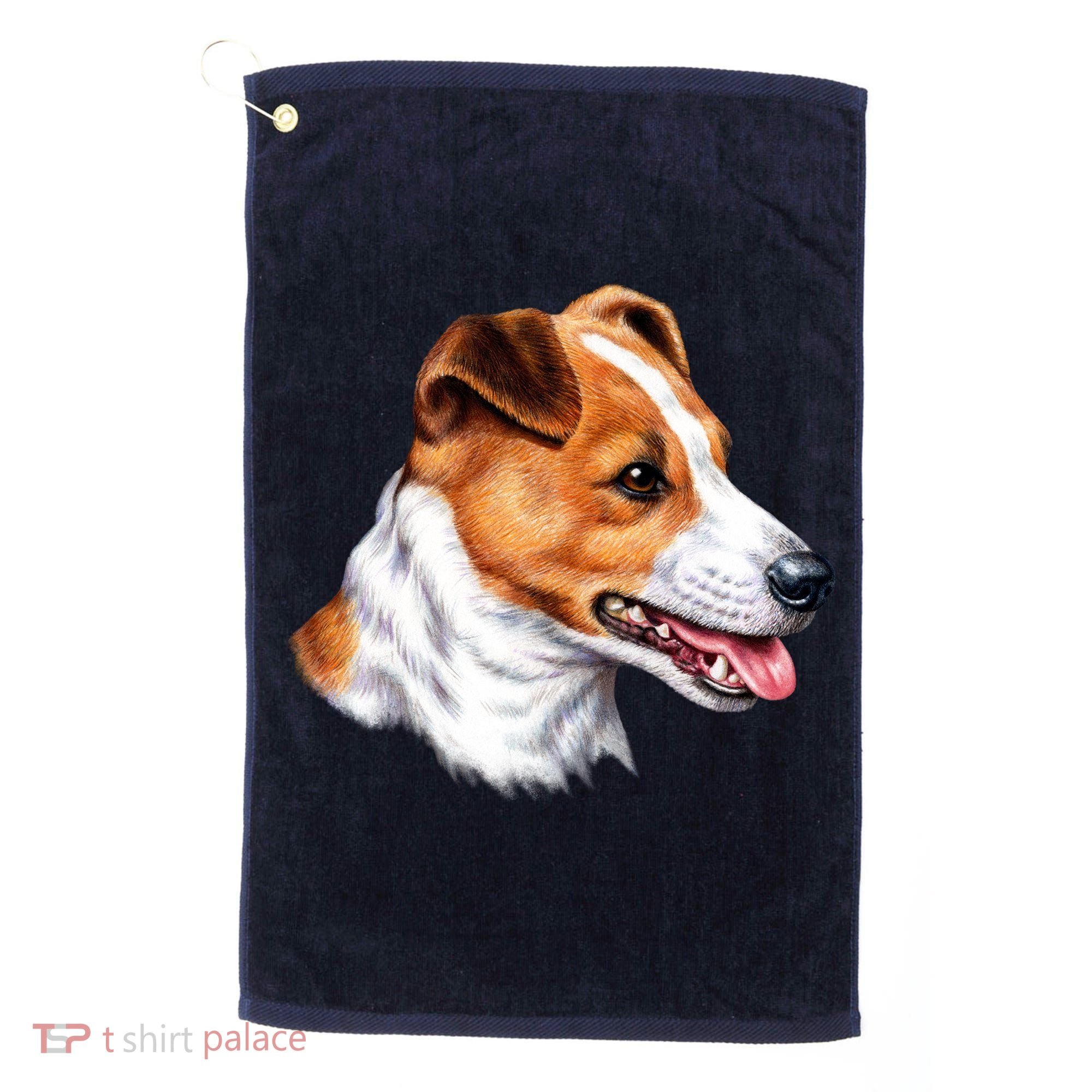 Jack Russell Dog Golf Towel