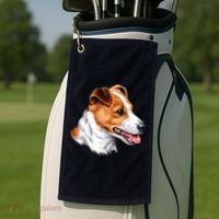 Jack Russell Dog Golf Towel thumb 2