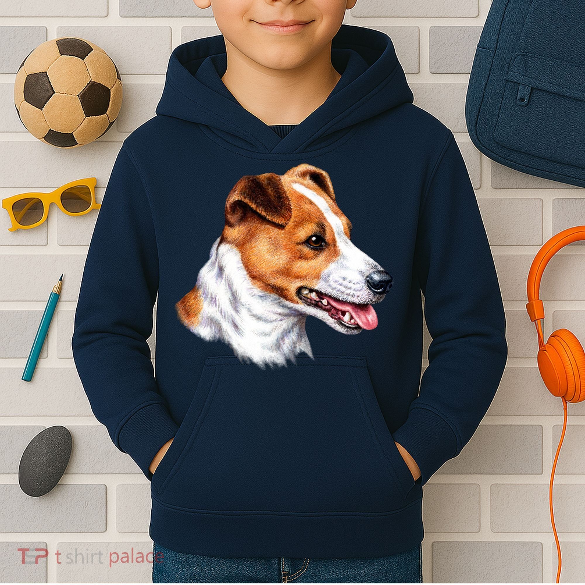Jack Russell Dog Kids Hoodie