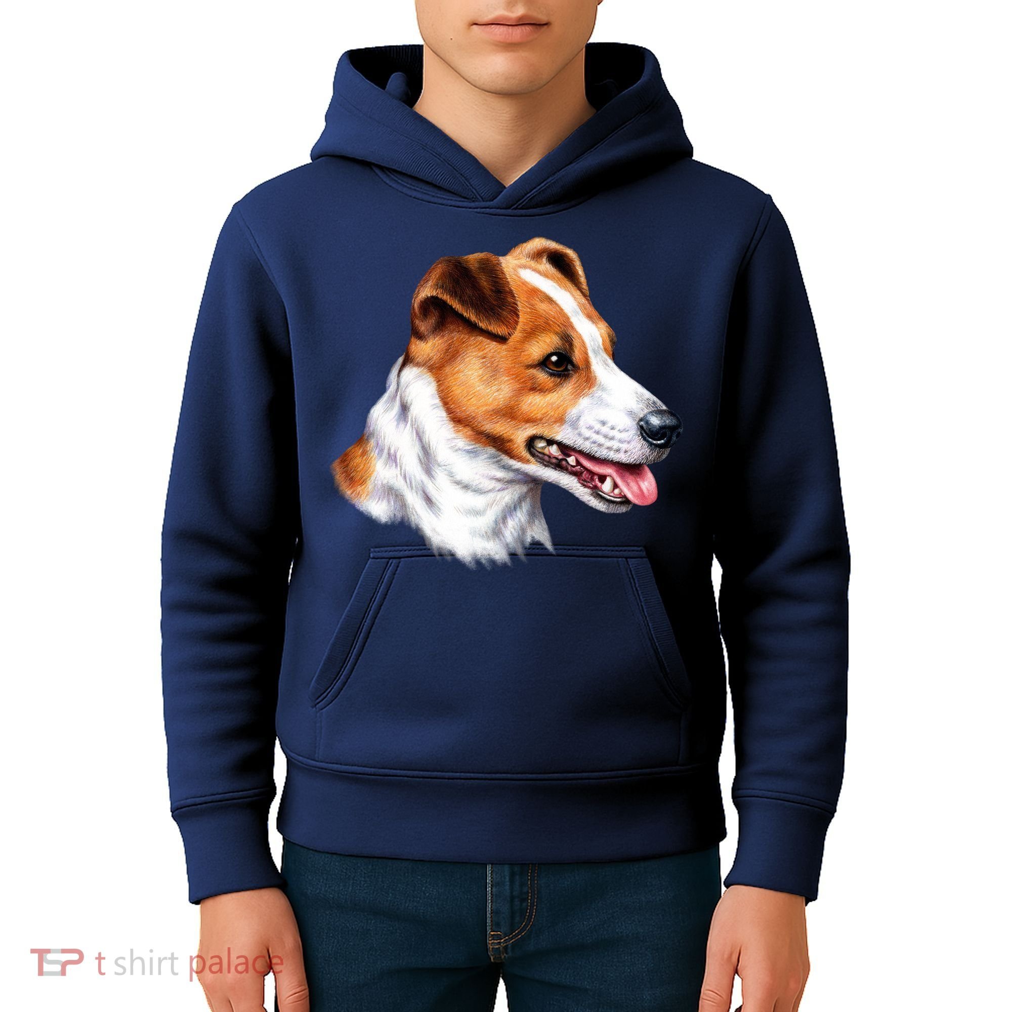 Jack Russell Dog Kids Hoodie