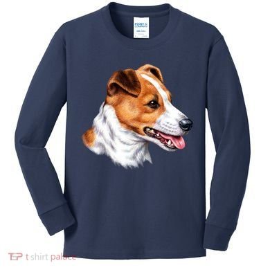 Jack Russell Dog Kids Long Sleeve Shirt
