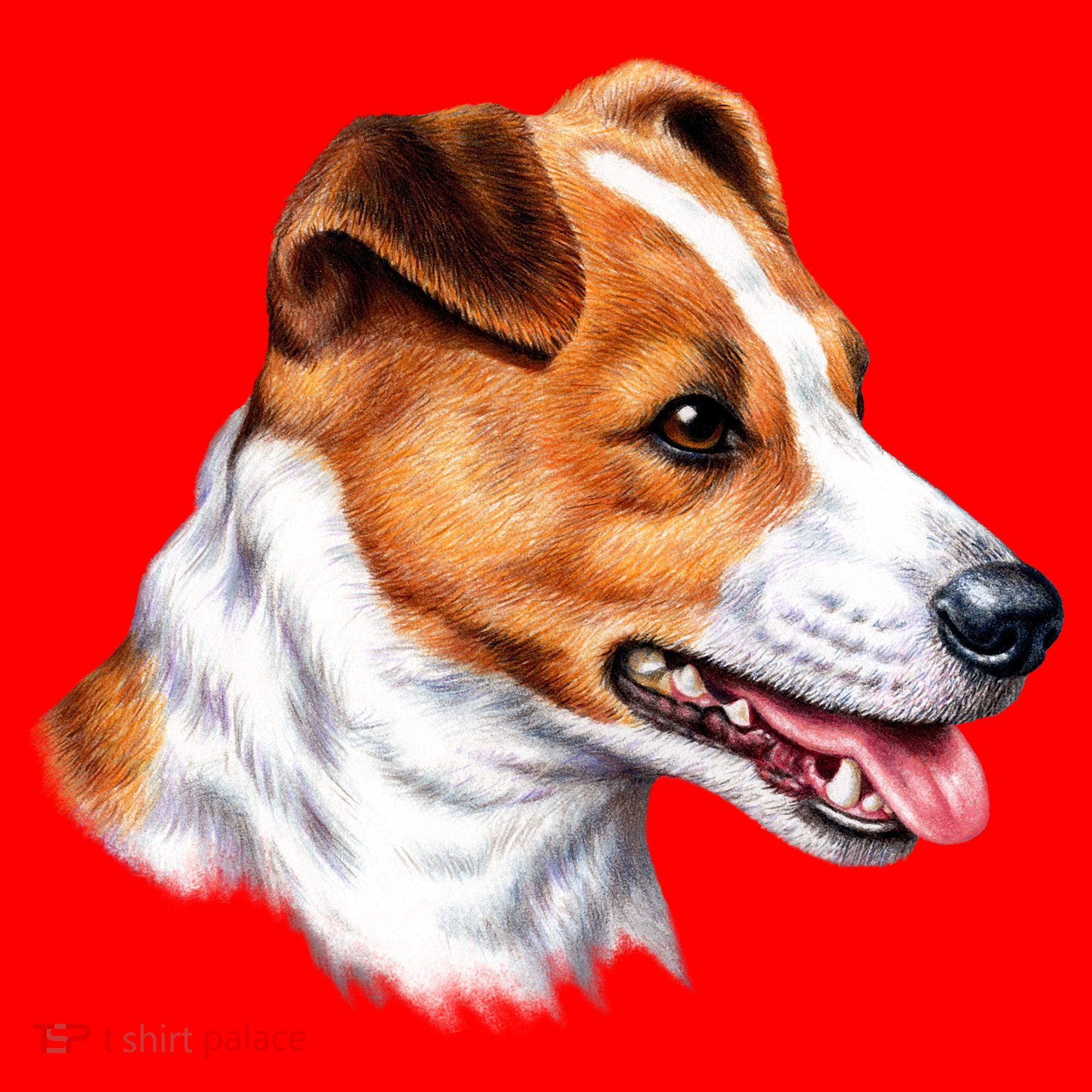 Jack Russell Dog Santa Hat