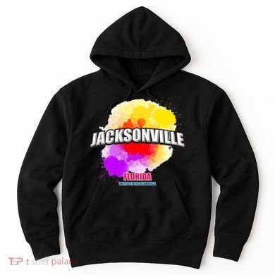 Jacksonville Colorful Retro Logo Hoodie
