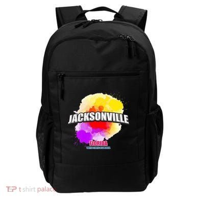 Jacksonville Colorful Retro Logo Backpack