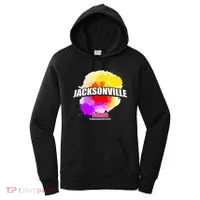 Jacksonville Colorful Retro Logo Women's Hoodie thumb 0