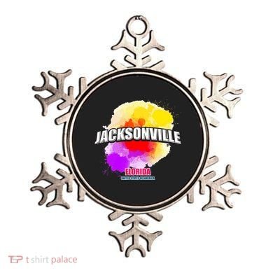 Jacksonville Colorful Retro Logo Ornament