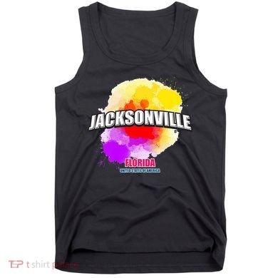 Jacksonville Colorful Retro Logo Tank Top