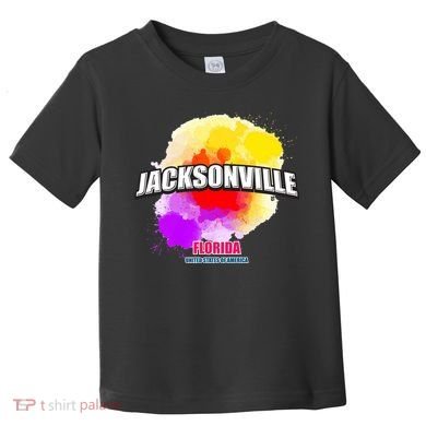 Jacksonville Colorful Retro Logo Toddler T-Shirt