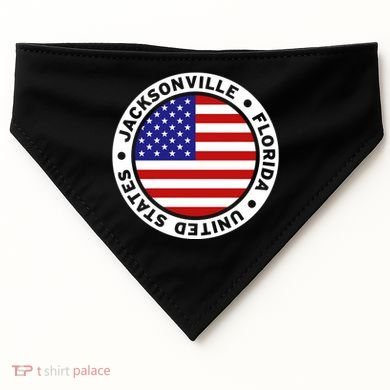 Jacksonville Florida USA USA-Made Doggie Bandana