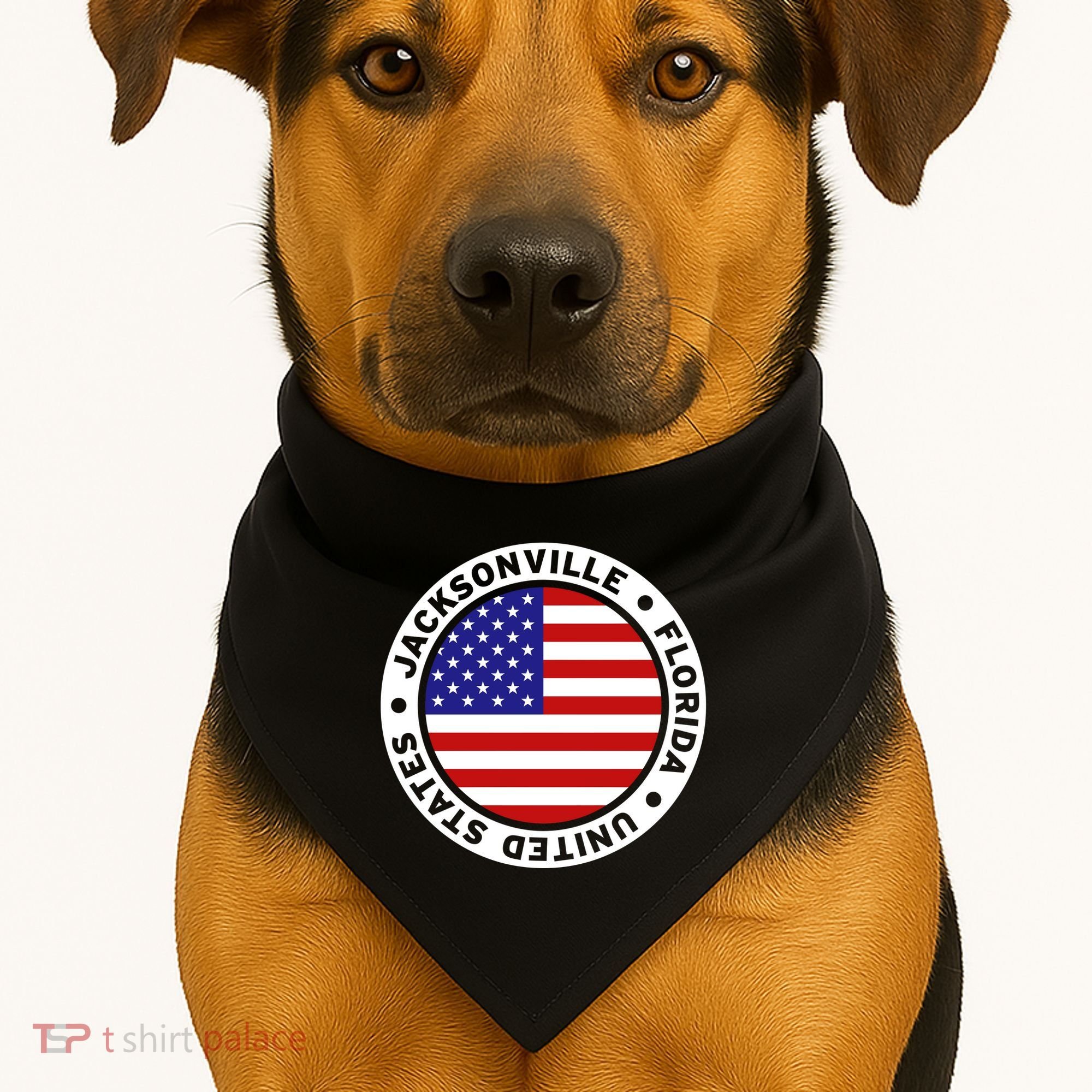 Jacksonville Florida USA USA-Made Doggie Bandana