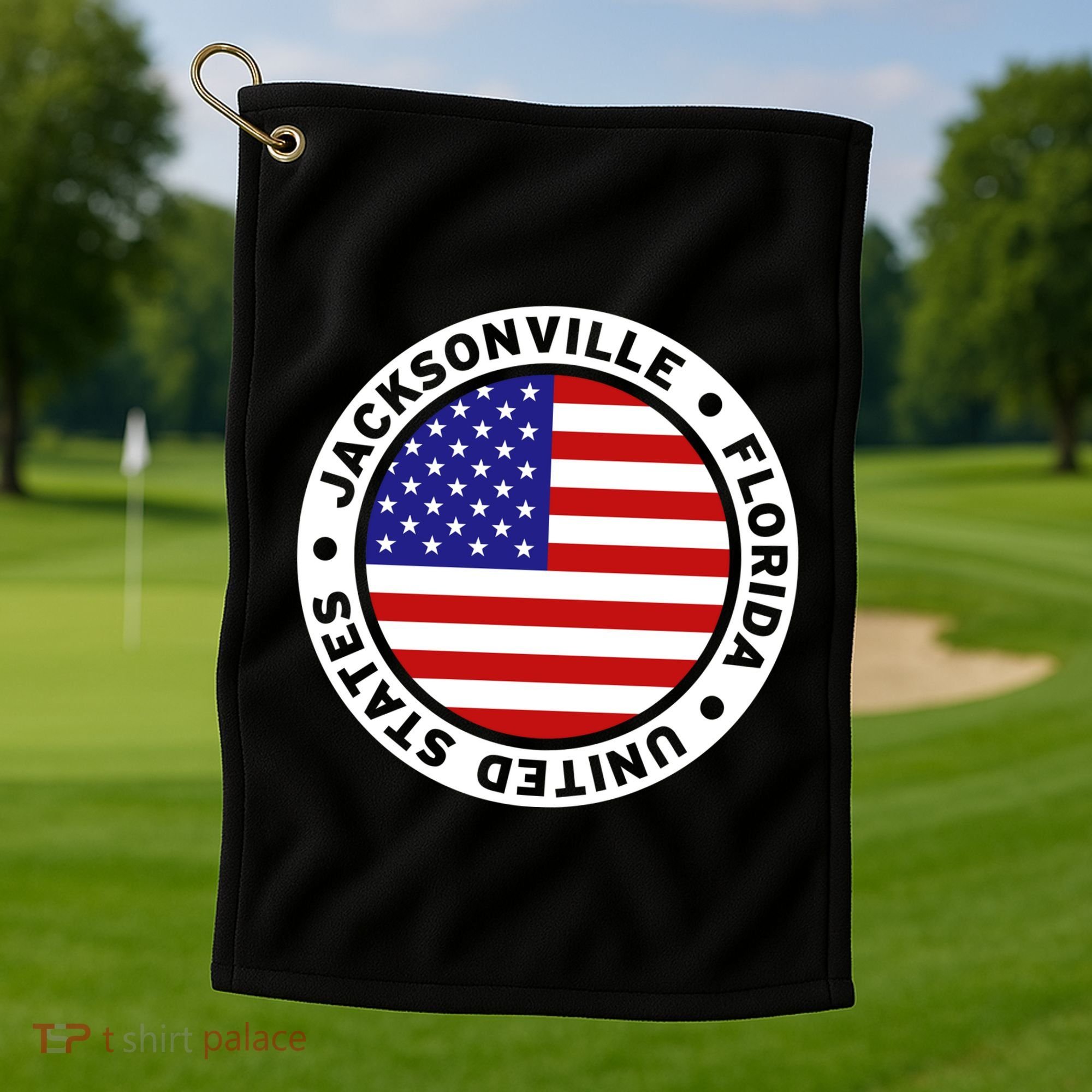 Jacksonville Florida USA Golf Towel