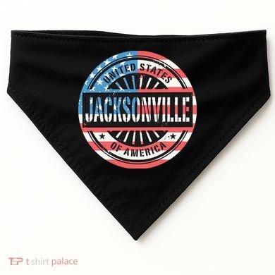 Jacksonville USA USA-Made Doggie Bandana
