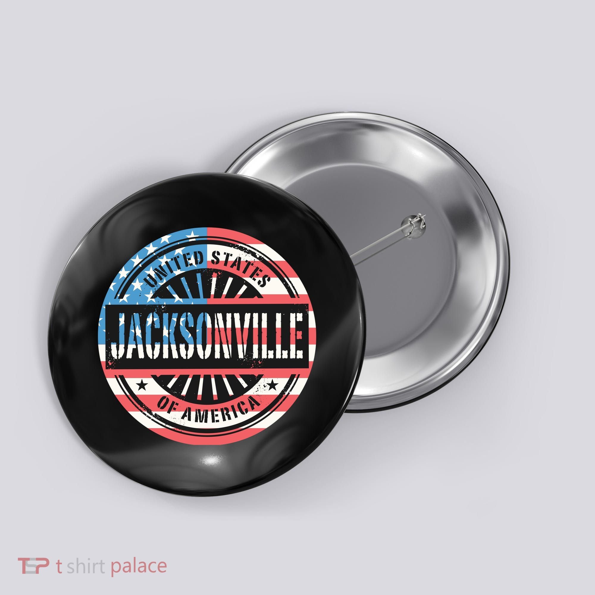 Jacksonville USA Button