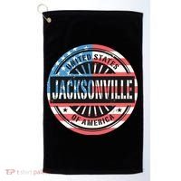 Jacksonville USA Golf Towel thumb 0