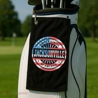 Jacksonville USA Golf Towel thumb 2