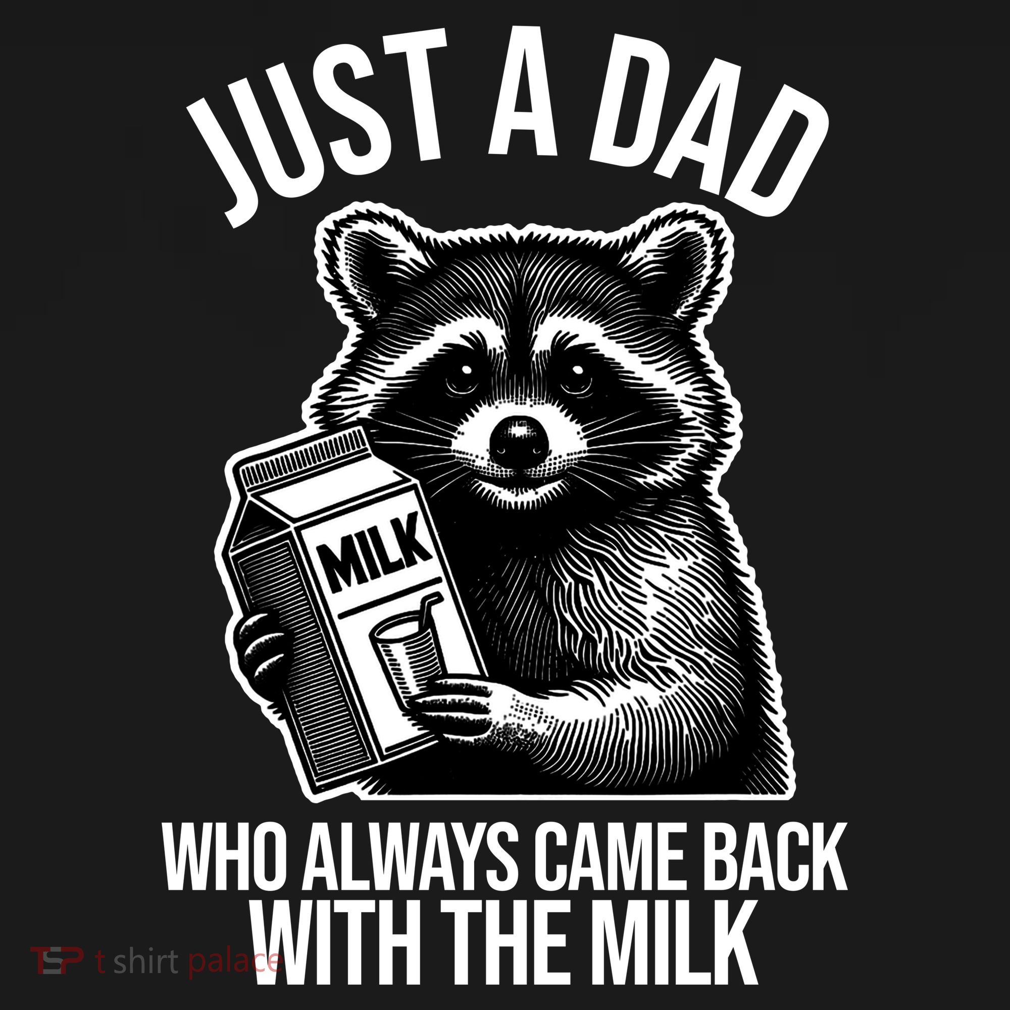 Just A Dad Who Always Came Back With The Milk Funny Backpack