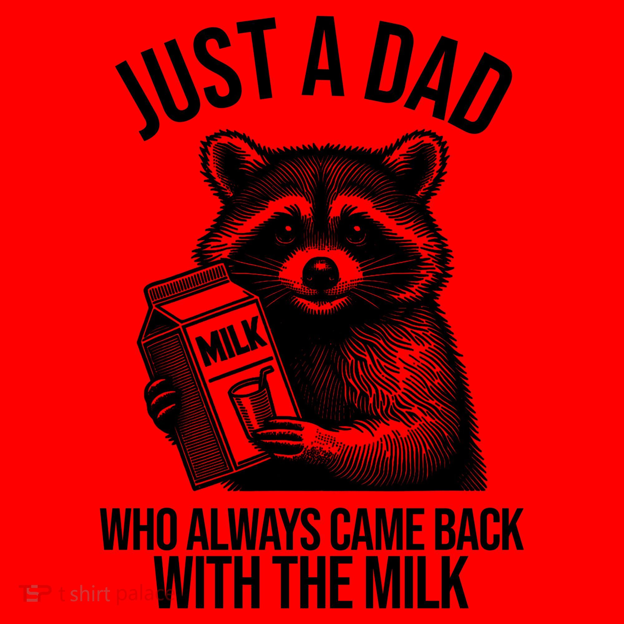Just A Dad Who Always Came Back With The Milk Funny Santa Hat