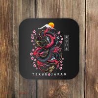 Japanese Aesthetic Dragon Tokyo Japan Coaster thumb 0