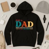Just A Dad Who Always Came Back With The Milk FatherS Day Hoodie thumb 3