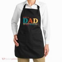 Just A Dad Who Always Came Back With The Milk FatherS Day Apron thumb 2