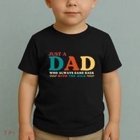 Just A Dad Who Always Came Back With The Milk FatherS Day Toddler T-Shirt thumb 2