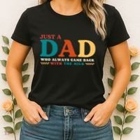 Just A Dad Who Always Came Back With The Milk FatherS Day Women's T-Shirt thumb 2