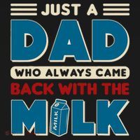 Just A Dad Who Always Came Back With The Milk Retro Fun Dad Women's Hoodie thumb 2