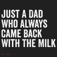 Just A Dad Who Always Came Back With The Milk FatherS Day Golf Towel thumb 3