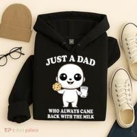 Just A Dad Who Always Came Back With The Milk Hoodie thumb 4