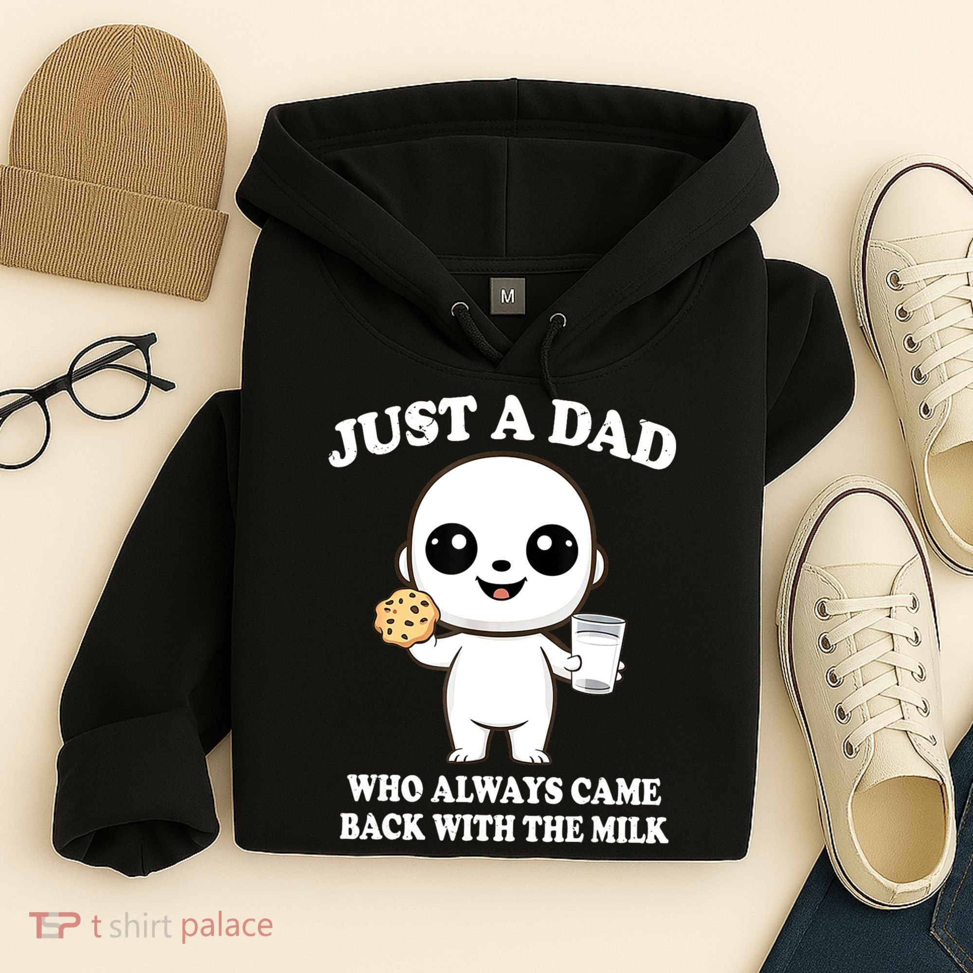 Just A Dad Who Always Came Back With The Milk Hoodie