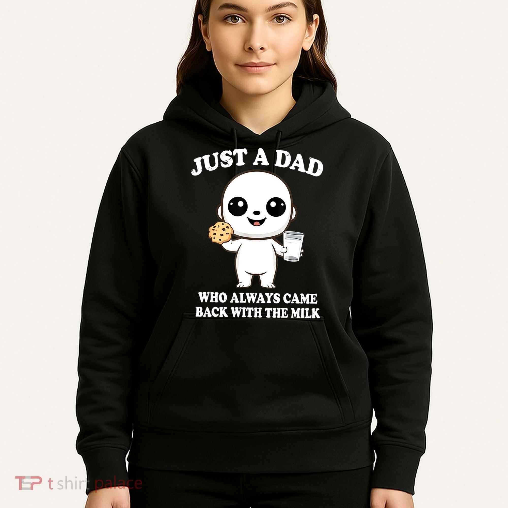 Just A Dad Who Always Came Back With The Milk Hoodie