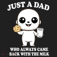 Just A Dad Who Always Came Back With The Milk Beanie thumb 2