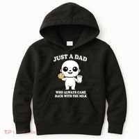 Just A Dad Who Always Came Back With The Milk Kids Hoodie thumb 0
