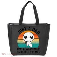 Just A Dad Who Always Came Back With The Milk, Father's Day  Tote Bag thumb 0