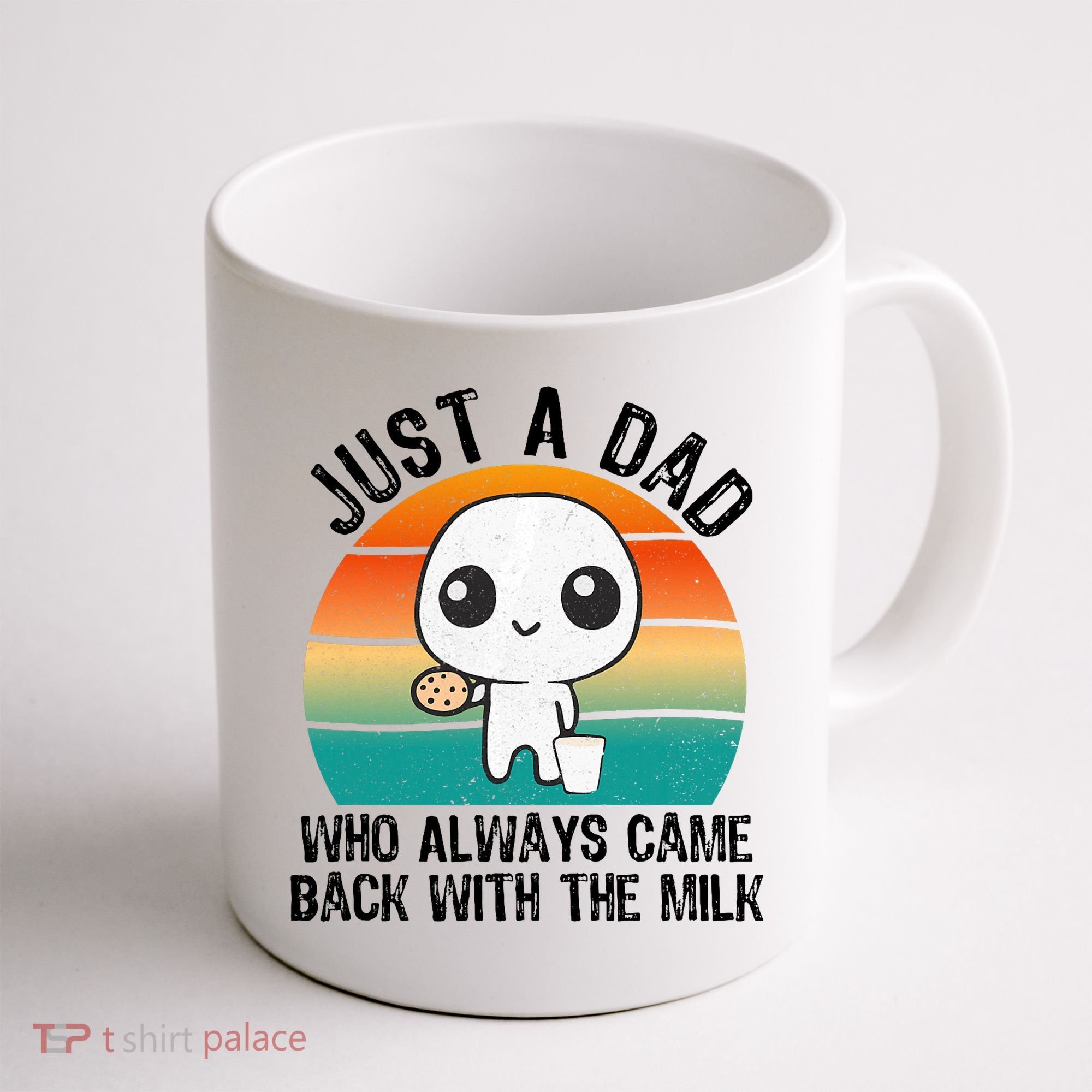 Just A Dad Who Always Came Back With The Milk, Father's Day  Coffee Mug