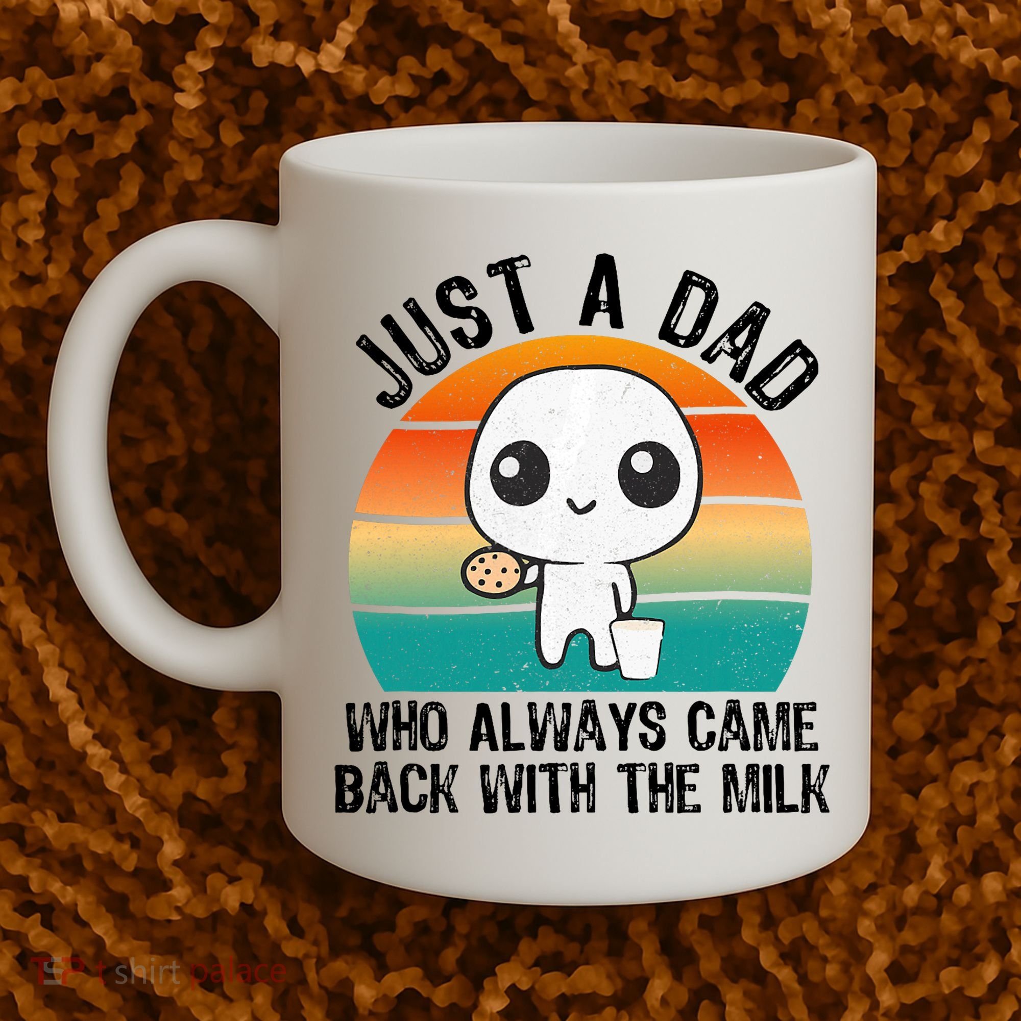 Just A Dad Who Always Came Back With The Milk, Father's Day  Coffee Mug