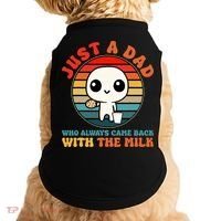 Just A Dad Who Always Came Back With The Milk Funny Father Doggie Tank thumb 0